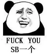 SB一个（fuck you）