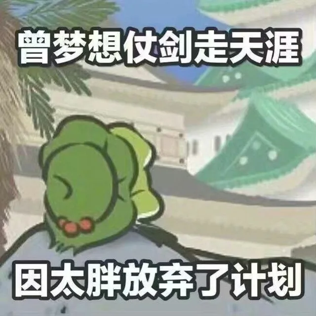 曾梦想仗剑走天涯因大胖放弃了计划