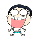 大笑