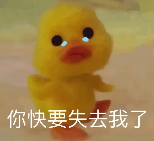 你快要失去我了
