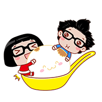 吃米饭喽