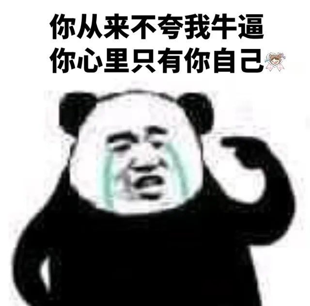 你从来不夸我牛逼，你心里只有你自己（你从来不夸我牛逼，你心里只有你自己）