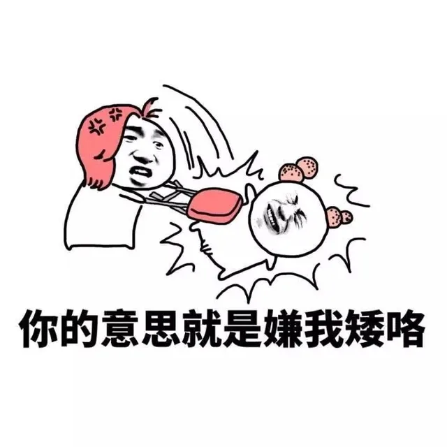你的意思就是嫌我矮咯（你的意思就是嫌我矮咯）