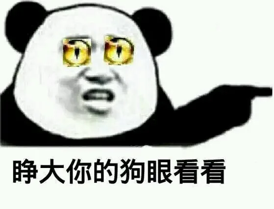 睁大你的狗眼看看（睁大你的狗眼看看）