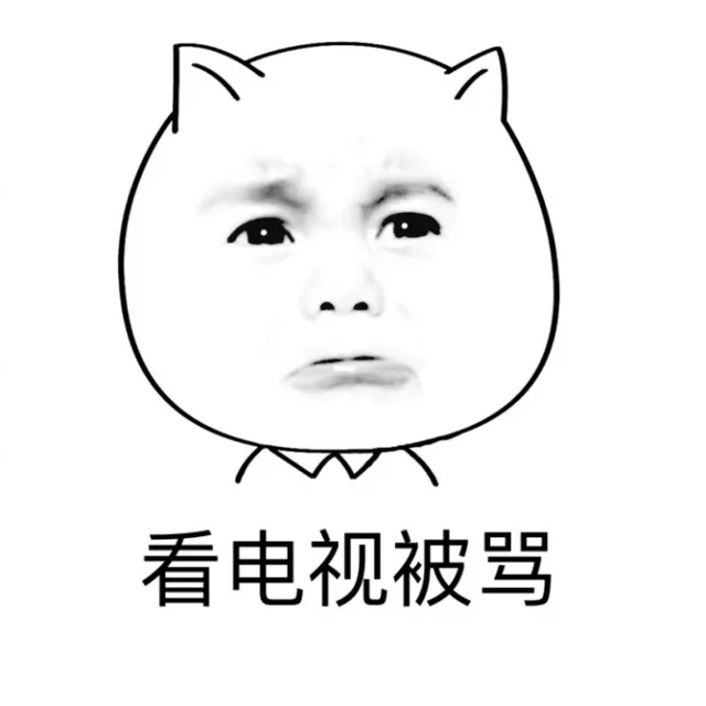 看电视被骂