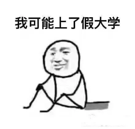 我可能上了假大学