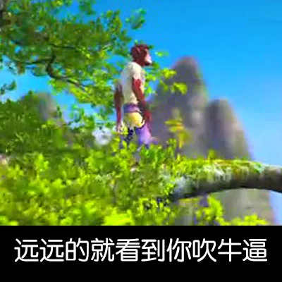远远的就看到你吹牛逼（远远的就看到你吹牛逼）