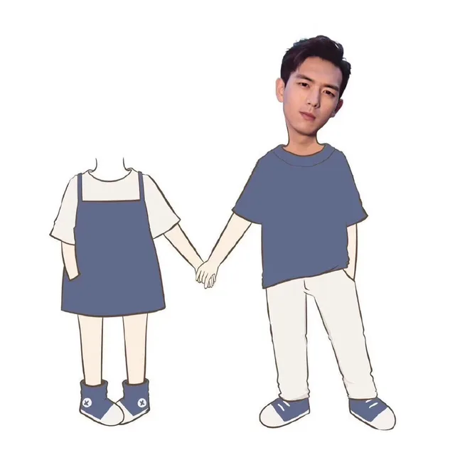 李现的老婆与李现合影