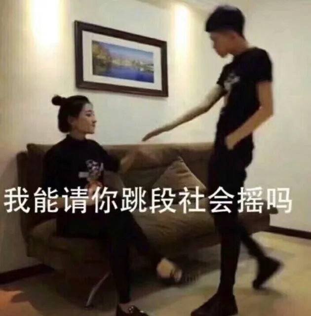 我能请你跳段社会摇吗？（我能请你跳段社会摇吗？）