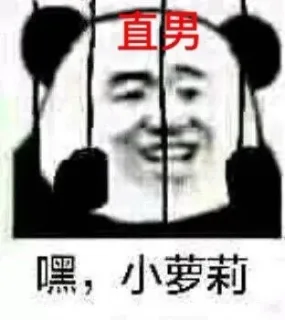 熊猫头版 9种男人自拍表情包