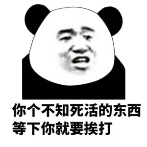 你个不知死活的东西等下你就要挨打（你个不知死活的东西等下你就要挨打）