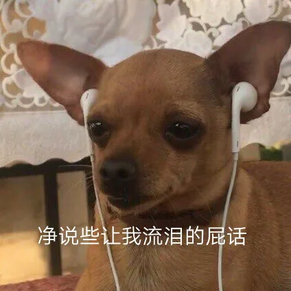 净说些让我流泪的屁话(狗勾表情包)（净说些让我流泪的屁话(狗勾表情包)）
