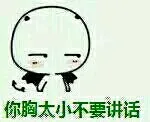 你胸太小不要讲话 - 可爱_胸太小_可爱表情包