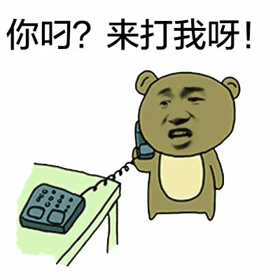 你叼？来打我呀！