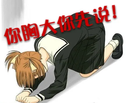 你胸大你先说！