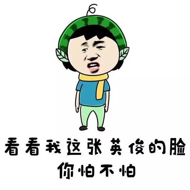 看看我这张英俊的脸 你怕不怕（看看我这张英俊的脸 你怕不怕）