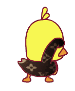抖音小黄鸭穿LV跳舞 GIF