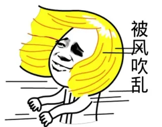 被风吹乱