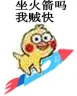坐火箭吗我贼快