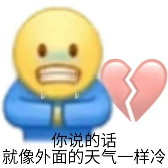 你说的话就像外面的天气一样冷（你说的话就像外面的天气一样冷）