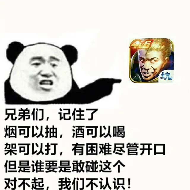 兄弟们,记住了烟可以抽,酒可以喝架可以打,有困难尽管开口但是谁要是敢碰这个对不起,我们不认识(王者荣耀)