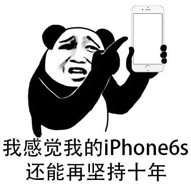 我感觉我的 ipHone6s还能再坚持十年