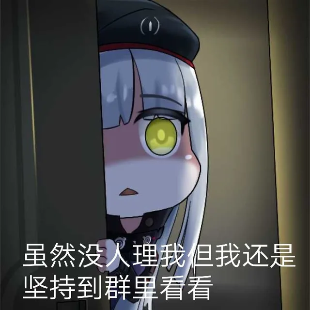 虽然没人理我，但我还是坚持到群里看看