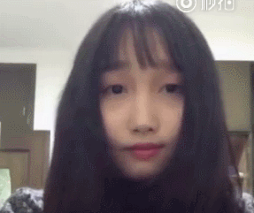 你知道女孩为什么留长发吗_女孩_动图表情包