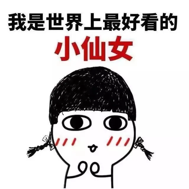 我是世界上最好看的小仙女<<D