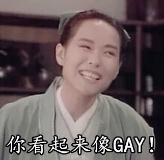 你看起来像 GAY！