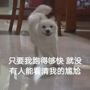 只要我跑得够快，就没有人能看清我的尴尬（只要我跑得够快，就没有人能看清我的尴尬）