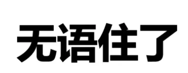 无语住了（无语住了）