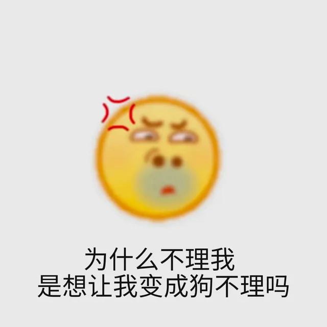 为什么不理我，是想让我变成狗不理吗