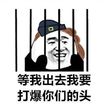 等我出去我要打爆你们的头