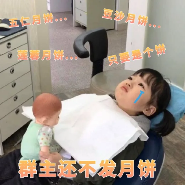 群主还不发月饼，五仁、豆沙、莲蓉月饼...只要是个饼