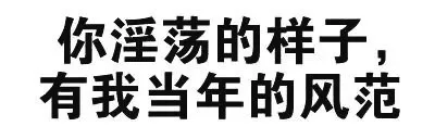 你淫荡的样子，有我当年的风范