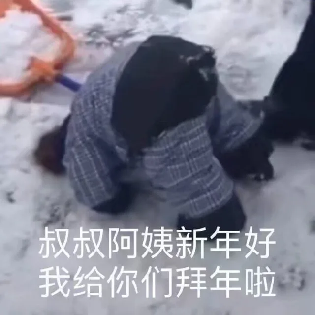 叔叔阿姨新年好我给你们拜年啦（叔叔阿姨新年好我给你们拜年啦）