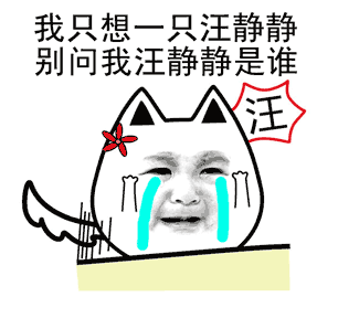 我只想一只汪静静，别问我汪静静是谁，汪