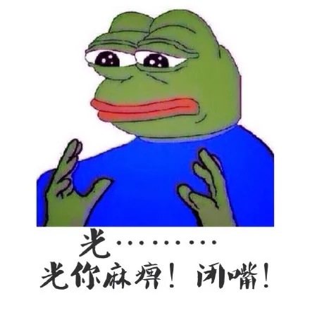 光。。。。光你麻痹，闭嘴！