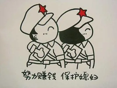 努力赚钱，保护媳妇