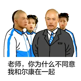 老师，你为什么不同意我和尔康在一起