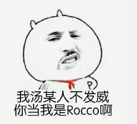 我汤某人不发威，不当我是 Rocco 啊