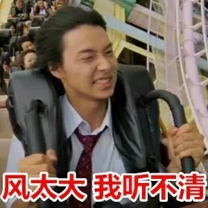 风太大，我听不清