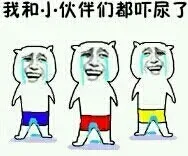 我和小伙伴都吓尿了