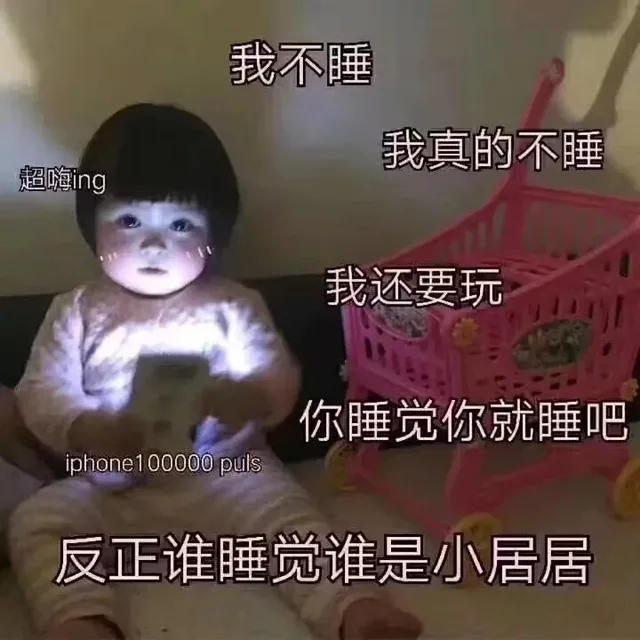 我不睡 我真的不睡 我还要玩