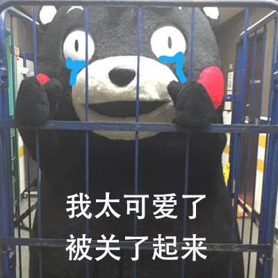 我熊本熊被关了起来表情包