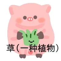 草 一种植物猪猪表情包