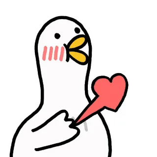 保龄鸭爱心