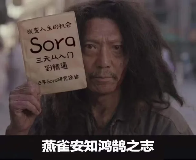 改变人生的机会Sora三天从入门到精通8年Sora研究经验燕雀安知鸿鹄之志（改变人生的机会Sora三天从入门到精通8年Sora研究经验燕雀安知鸿鹄之志）