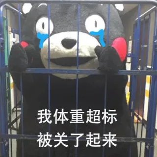 我体重超标被关了起来_